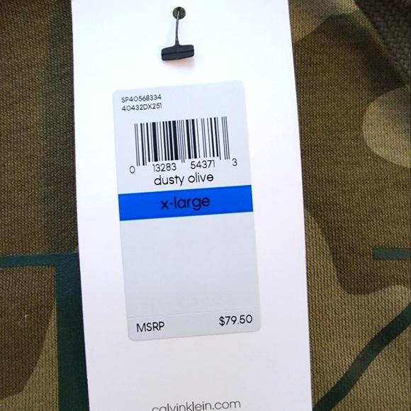 BRAND NEW Calvin Klein Camouflage Logo Hoodie Mens Size XL - Picture 4 of 4